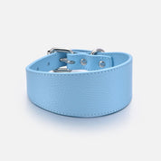 Babyblå Hundhalsband Bred