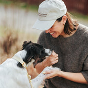 Beige Hundhalsband Bred