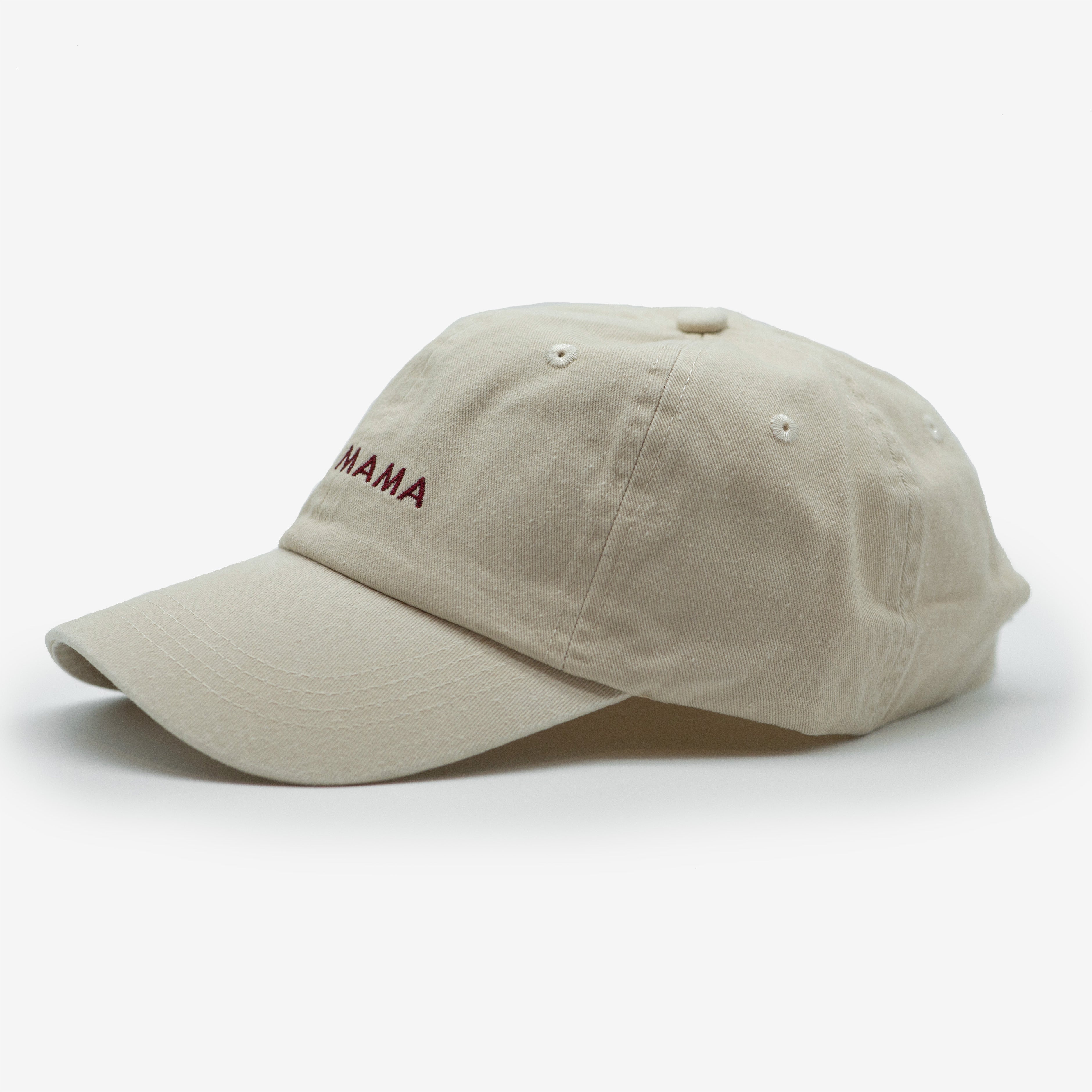 Beige Jeanskeps - Fur Mama