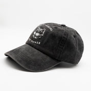 Svart jeanskeps - Logotyp "Anti-Social Cat Owner" 