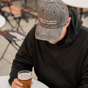 Svart Jeanskeps - Barks & Beer Make All Problems Disappear 