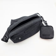 Hundpromenadväska i Svart Denim - Crossbody