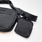 Hundpromenadväska i Svart Denim - Crossbody