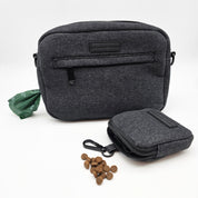 Hundpromenadväska i Svart Denim - Crossbody