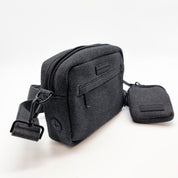 Hundpromenadväska i Svart Denim - Crossbody