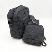 Hundpromenadväska i Svart Denim - Crossbody