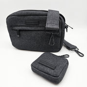 Hundpromenadväska i Svart Denim - Crossbody
