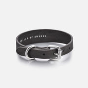 Hundhalsband i Svart Denim Smal
