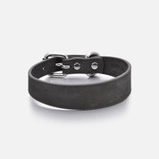 Hundhalsband i Svart Denim Smal