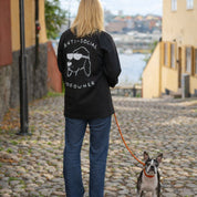 Svart Långärmad T-shirt - Anti-Social Dog Owner 