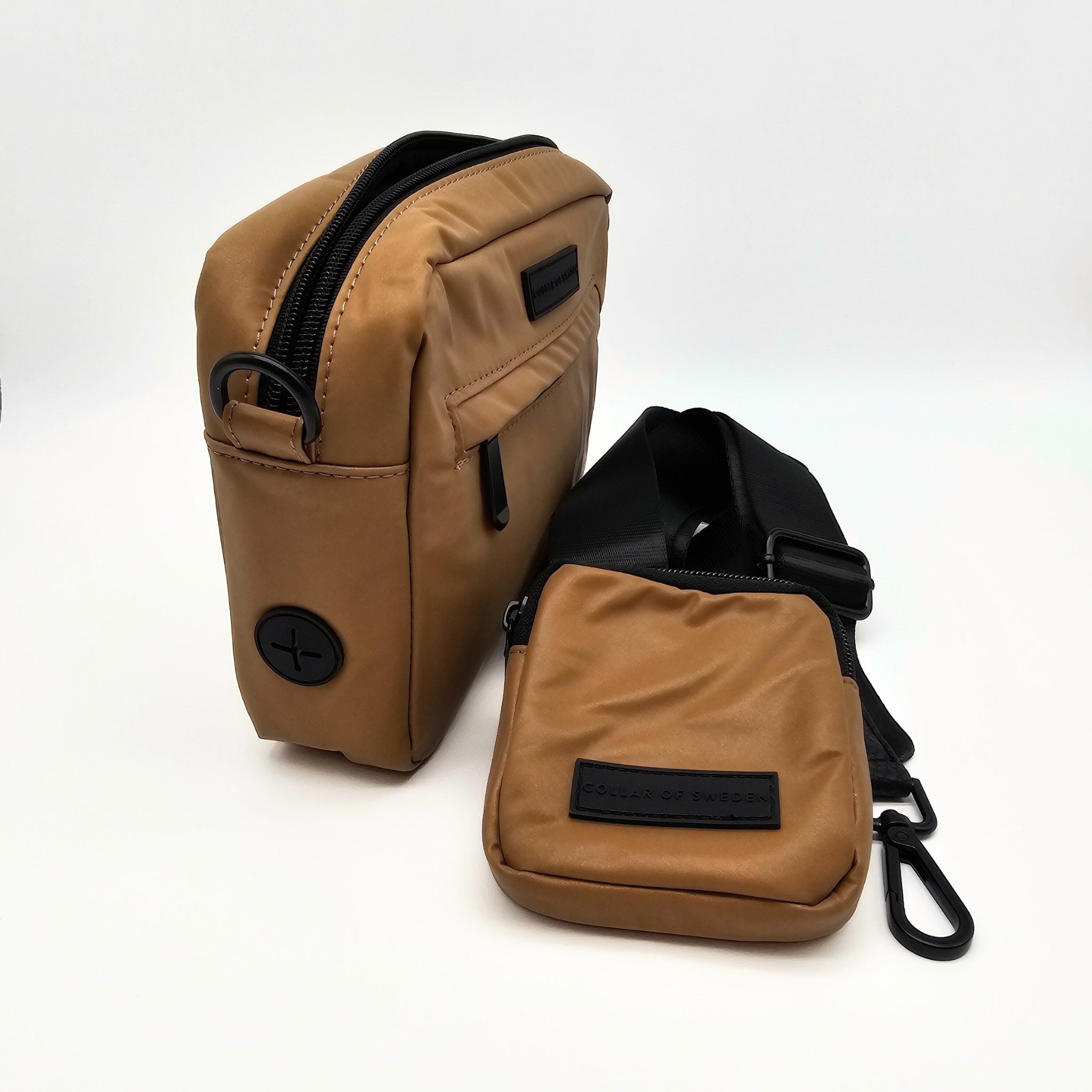 Hundpromenad Väska Reflex Brons - Crossbody