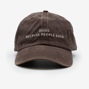 Brun Jeanskeps - Dogs. Because People Suck