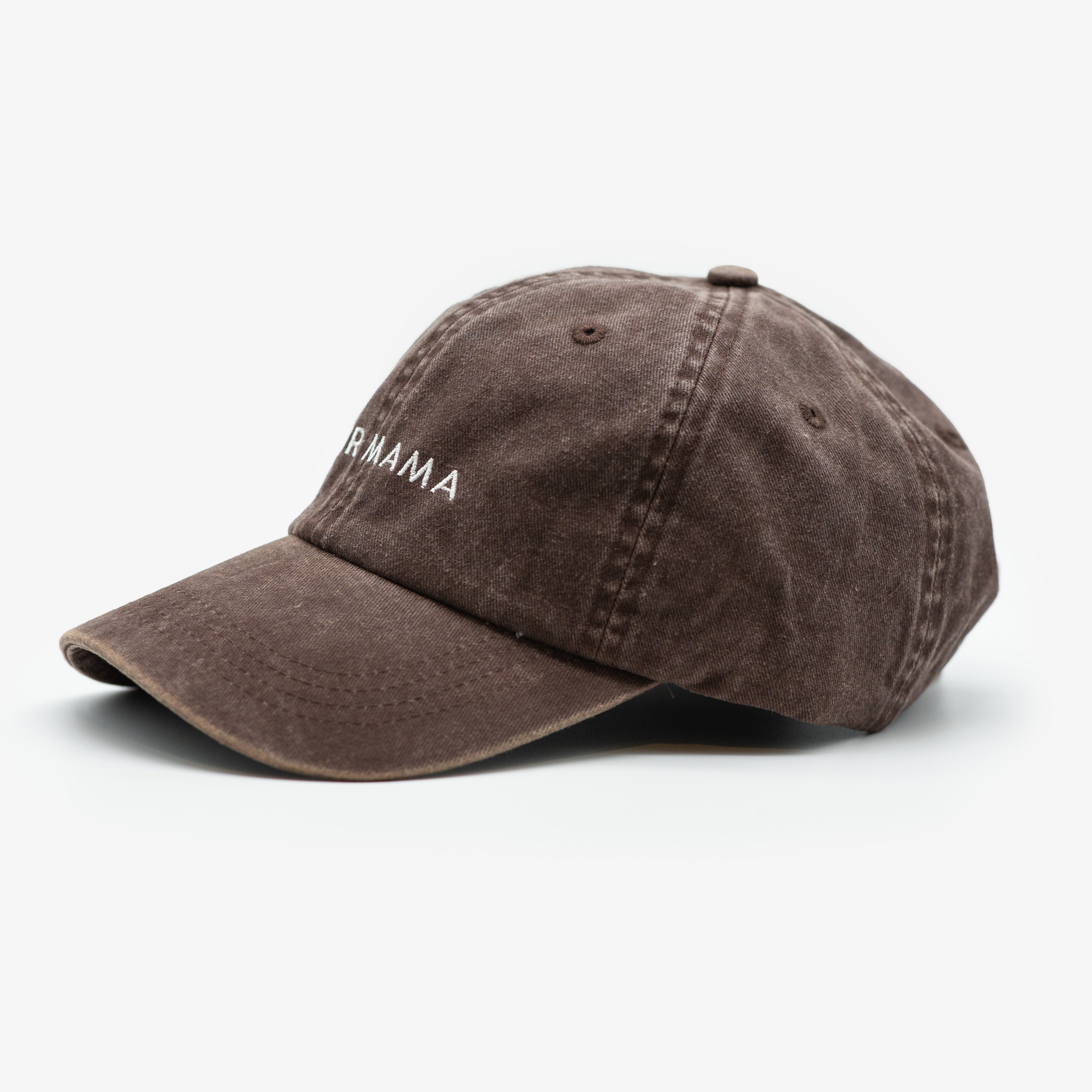 Brun Jeanskeps - Fur Mama