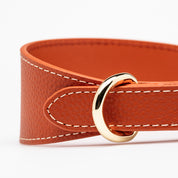 Cognac Hundhalsband Bred