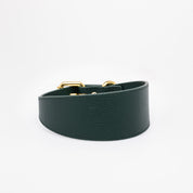 Mörkgrön Hundhalsband Bred