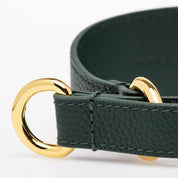 Mörkgrön Hundhalsband Halvstryp Bred