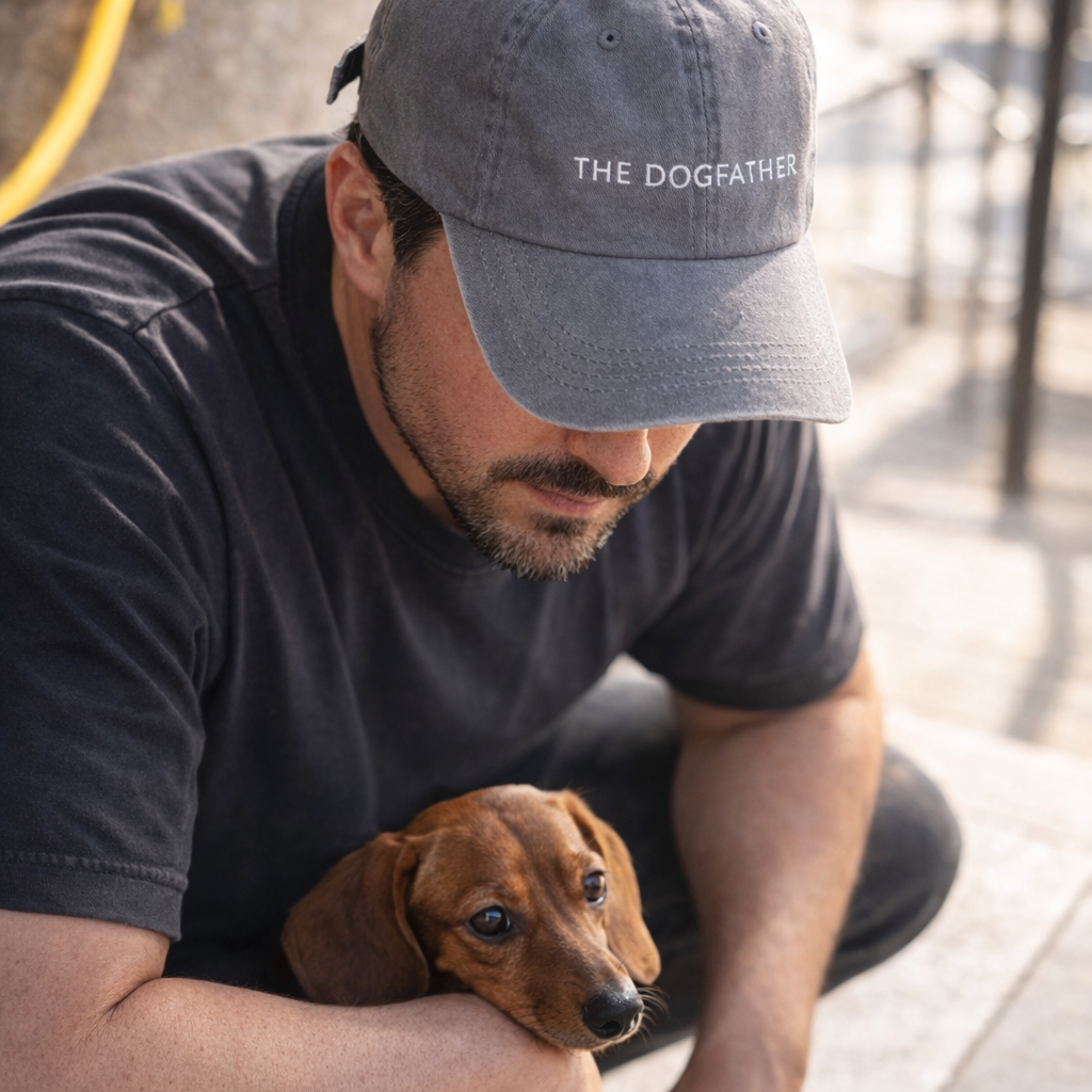 Grå jeanskeps - The Dogfather 