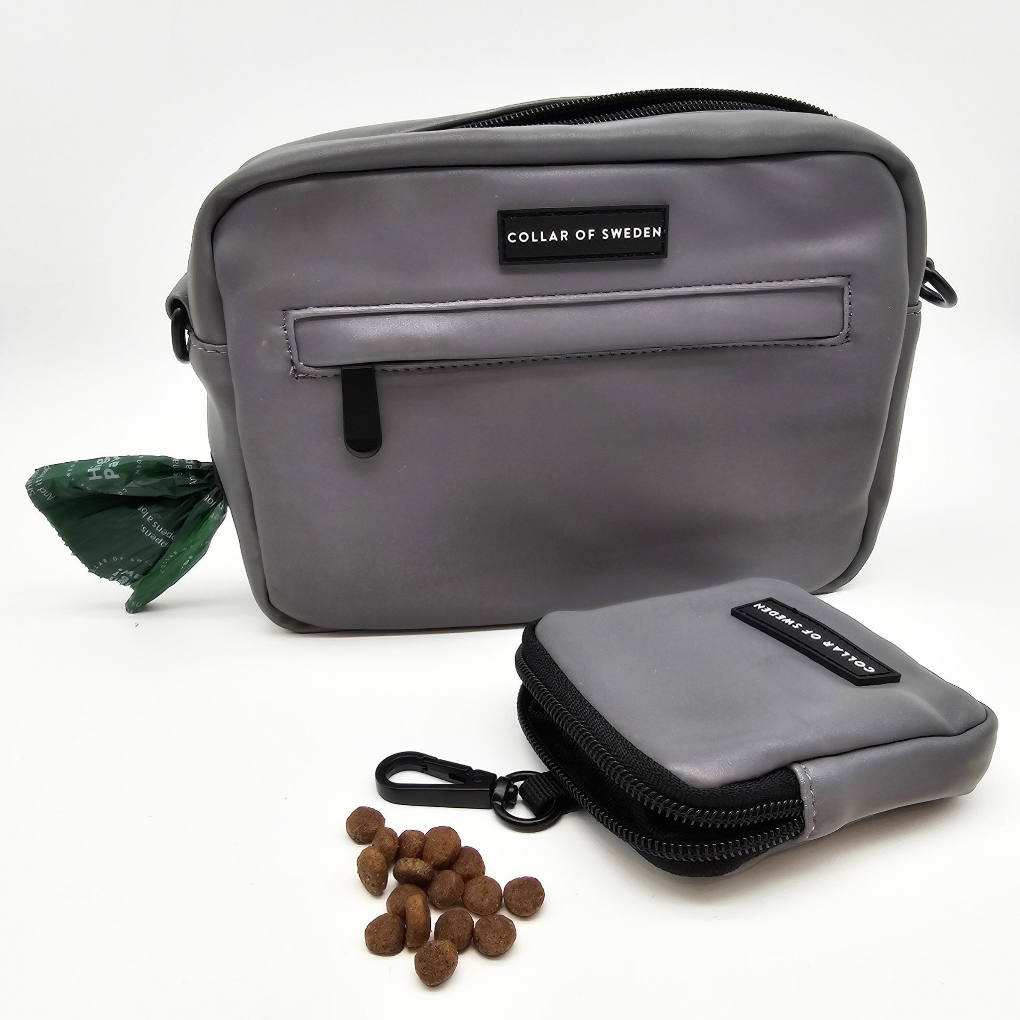Hundpromenad Väska Reflex Silver - Crossbody