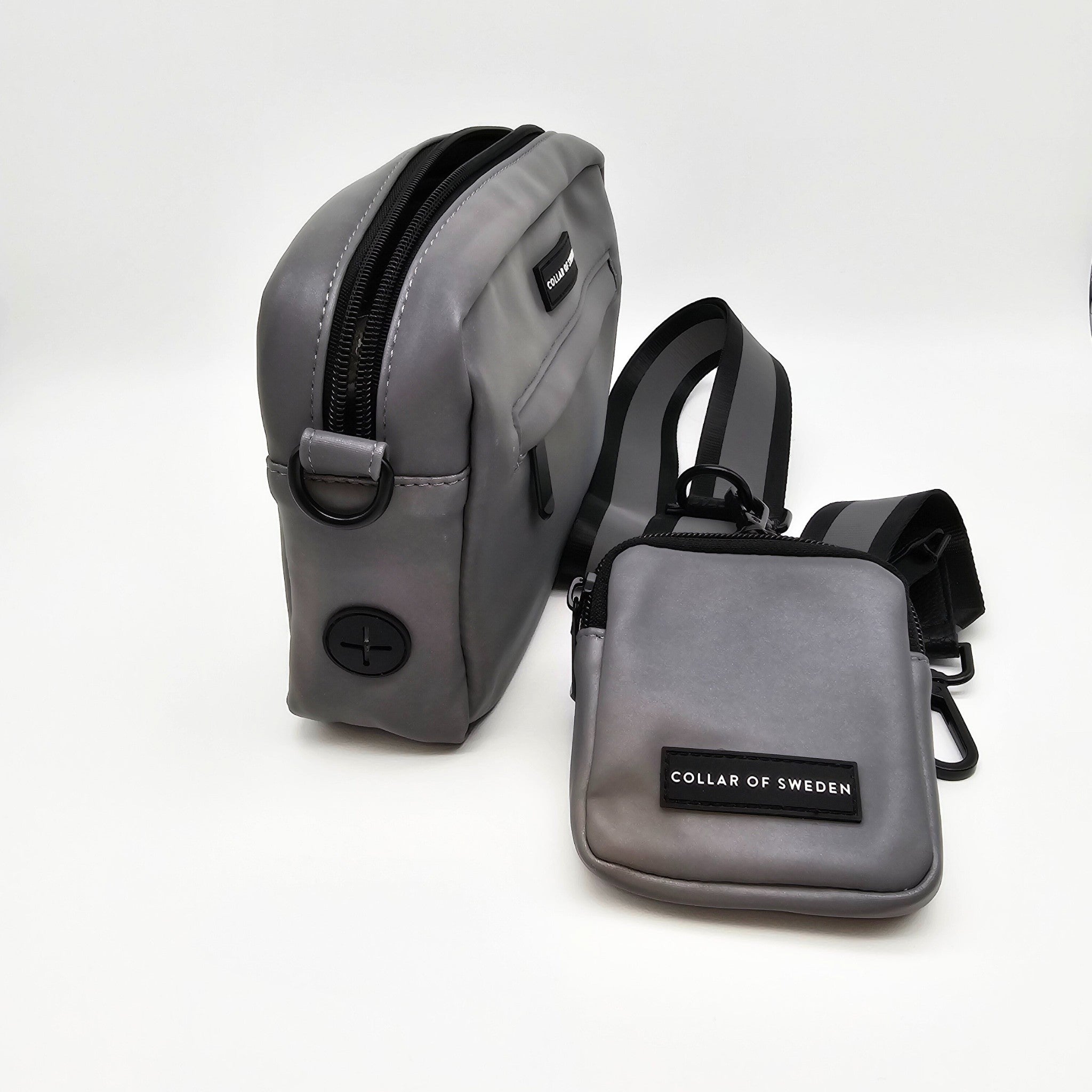 Hundpromenad Väska Reflex Silver - Crossbody