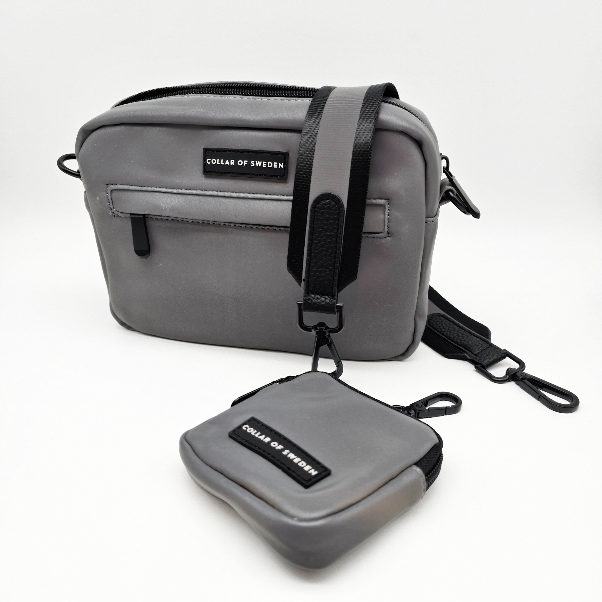 Hundpromenad Väska Reflex Silver - Crossbody