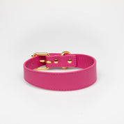 Mörkrosa Hundhalsband Smal