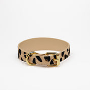 Leopardmönstrat Hundhalsband Smal