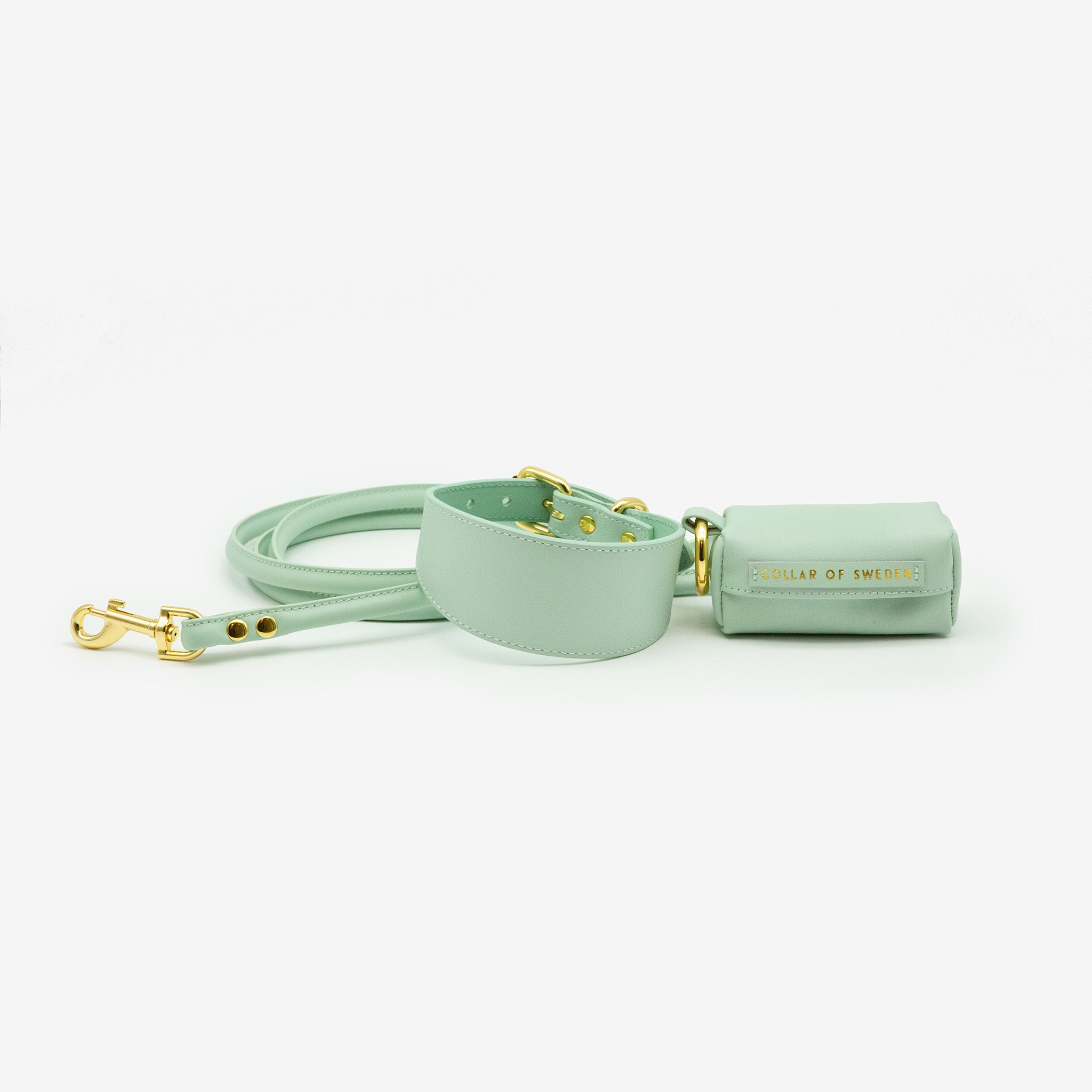Mint Hundhalsband Bred