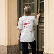 Vit T-shirt - Anti-Social Dog Owner 