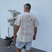Vit T-shirt - Dogs. Because People Suck
