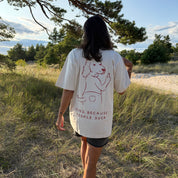 Vit T-shirt - Dogs. Because People Suck
