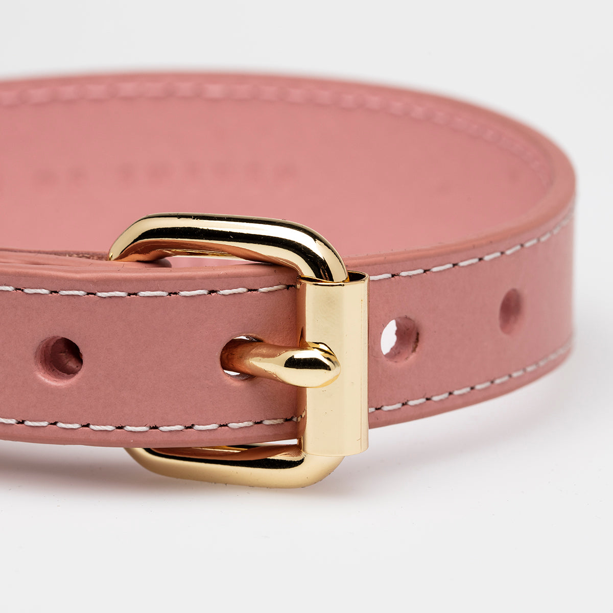 Rosa Hundhalsband Smal