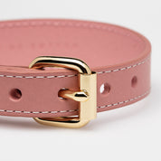 Rosa Hundhalsband Smal