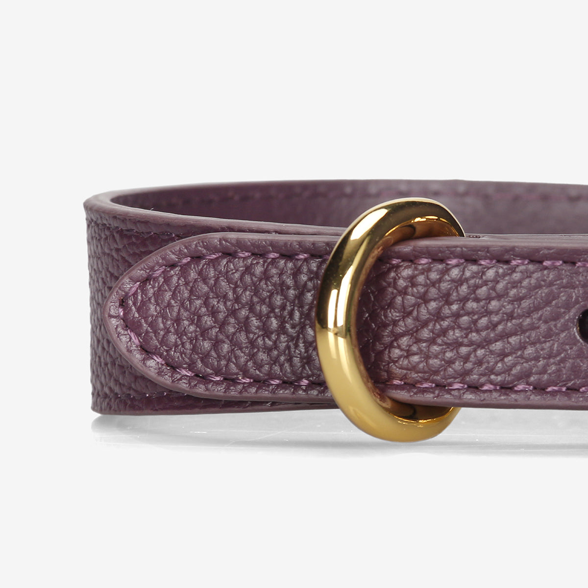 Mörklila Hundhalsband Smal