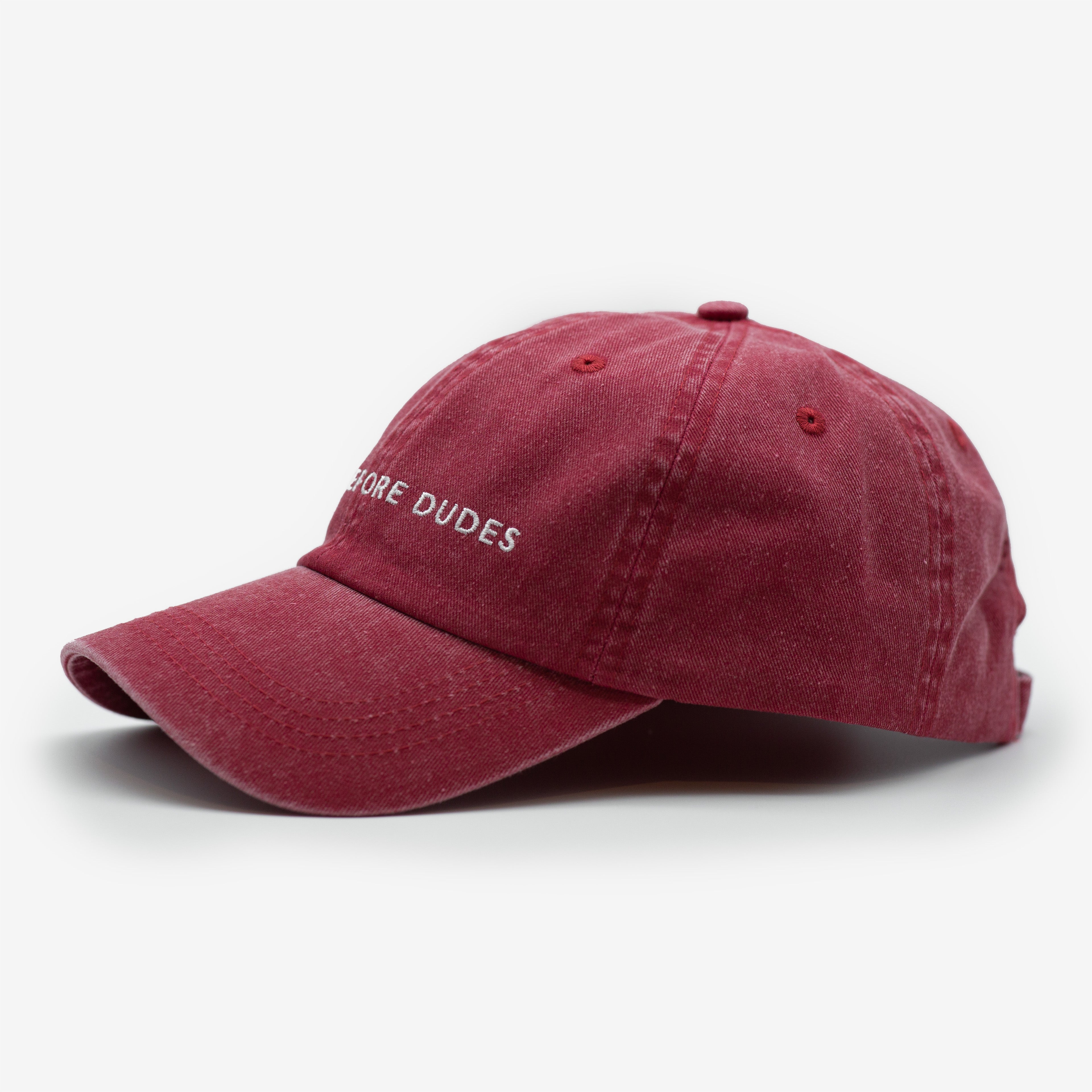 Röd Jeanskeps - Dogs Before Dudes