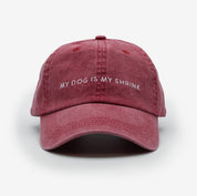 Röd Jeanskeps - My Dog Is My Shrink
