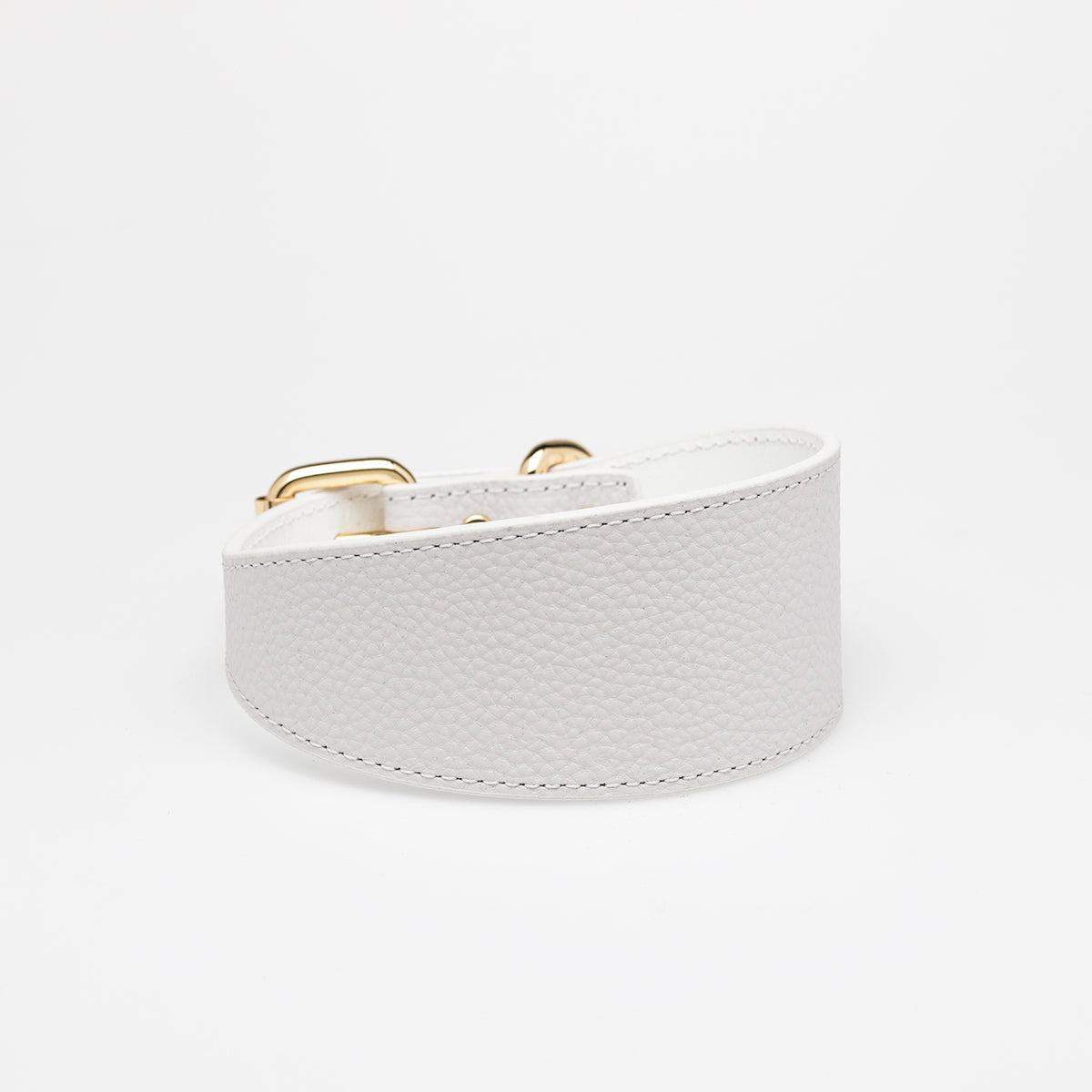 Vit Hundhalsband Bred