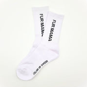 Vita Tubsockor - Fur Mama
